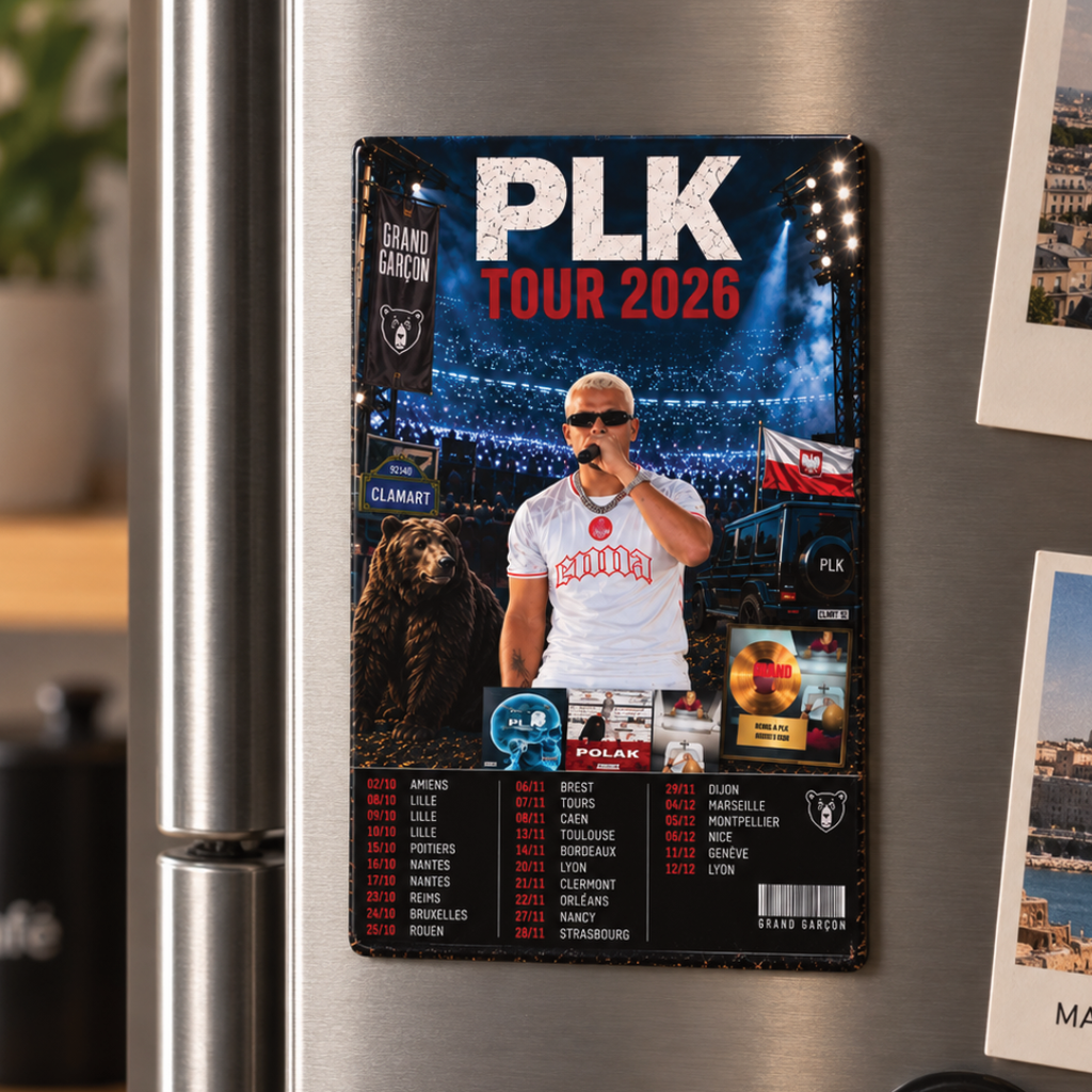 Magnet PLK – Grand Garçon Tour 2026 🐻